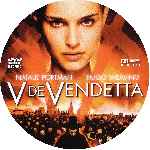 carátula cd de V De Vendetta - Custom - V3
