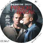 cartula cd de Prison Break - Temporada 01 - Disco 02 - Custom