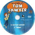 carátula cd de Las Aventuras De Tom Sawyer - Volumen 23