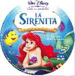 carátula cd de La Sirenita - Clasicos Disney - Custom