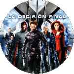 carátula cd de X-men 3 - La Decision Final - Custom - V4