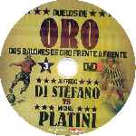 carátula cd de Duelos De Oro - 03 - Di Stefano Vs Michel Platini - Custom