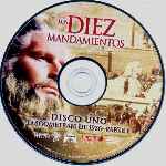 carátula cd de Los Diez Mandamientos - 1956 - Disco 01 - Region 4 - V3