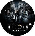 carátula cd de Heroes - Temporada 01 - Capitulos 01-04 - Custom