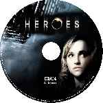 cartula cd de Heroes - Temporada 01 - Disco 04 - Custom