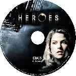 cartula cd de Heroes - Temporada 01 - Disco 05 - Custom