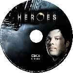 cartula cd de Heroes - Temporada 01 - Disco 06 - Custom