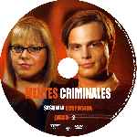 carátula cd de Mentes Criminales - Temporada 02 - Disco 02 - Custom - V2