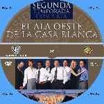 cartula cd de El Ala Oeste De La Casa Blanca - Temporada 02 - Custom