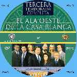 cartula cd de El Ala Oeste De La Casa Blanca - Temporada 03 - Custom