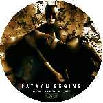 carátula cd de Batman Begins - Custom - V3