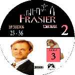 cartula cd de Frasier - Disco 03 - Temporada 02 - Custom