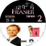 cartula cd de Frasier - Disco 04 - Temporada 02 - Custom