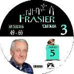 cartula cd de Frasier - Disco 05 - Temporada 03 - Custom