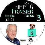cartula cd de Frasier - Disco 06 - Temporada 03 - Custom