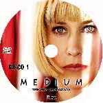 cartula cd de Medium - Temporada 03 - Disco 01 - Custom