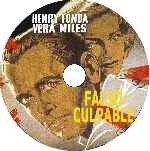 cartula cd de Falso Culpable - Custom