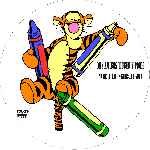 carátula cd de Mis Amigos Tigger Y Pooh - Nadie Le Hace Sombra A Tigger - Custom - V3