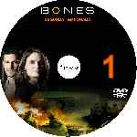carátula cd de Bones - Temporada 02 - Dvd 01 - Custom - V3