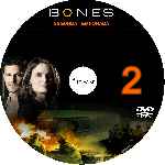carátula cd de Bones - Temporada 02 - Dvd 02 - Custom - V2