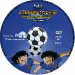 carátula cd de Campeones - Oliver Y Benji - Captain Tsubasa - Volumen 03 - Disco 02