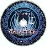 carátula cd de Battlestar Galactica - Temporada 01 - Disco 03 - Region 4