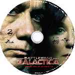 carátula cd de Battlestar Galactica - Temporada 01 - Disco 02 - Custom