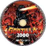 carátula cd de Godzilla 2000 - Custom