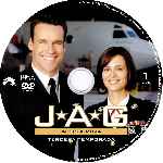 carátula cd de Jag Alerta Roja - Temporada 03 - Dvd 01 - Custom