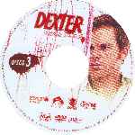 carátula cd de Dexter - Temporada 01 - Disco 03 - Region 4