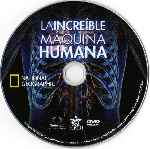 carátula cd de National Geographic - La Increible Maquina Humana - Region 1-4