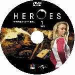 carátula cd de Heroes - Temporada 02 - Disco 01 - Custom - V2