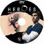 cartula cd de Heroes - Temporada 02 - Disco 04 - Custom