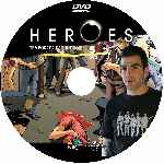 cartula cd de Heroes - Temporada 02 - Disco 05 - Custom