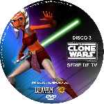 cartula cd de Star Wars - The Clone Wars - Temporada 01 - Disco 03 - Custom
