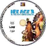 carátula cd de Ice Age 3 - El Origen De Los Dinosaurios - Custom - V02