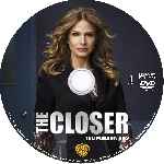 carátula cd de The Closer - Temporada 02 - Disco 01 - Custom