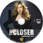 carátula cd de The Closer - Temporada 03 - Disco 01 - Custom