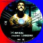 carátula cd de X-men Origenes - Lobezno - Custom - V02