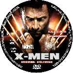 carátula cd de X-men Origenes - Wolverine - Custom - V4