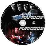 cartula cd de Rapidos Y Furiosos 4 - Custom