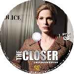 carátula cd de The Closer - Temporada 04 - Disco 01 - Custom