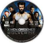 cartula cd de X-men Origenes - Wolverine - Region 1-4
