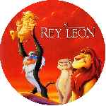 carátula cd de El Rey Leon - 1994 - Custom - V2