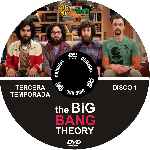carátula cd de The Big Bang Theory - Temporada 03 - Disco 01 - Custom
