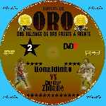 carátula cd de Duelos De Oro - 02 - Ronaldinho Vs Zinedine Zidane - Custom - V2