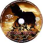 carátula cd de Batman Begins - Custom - V4