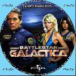 carátula cd de Battlestar Galactica - Temporada 02 - Custom