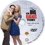 carátula cd de The Big Bang Theory - Temporada 03 - Disco 01 - Custom - V2
