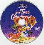 carátula cd de Los Tres Caballeros - Clasicos Disney